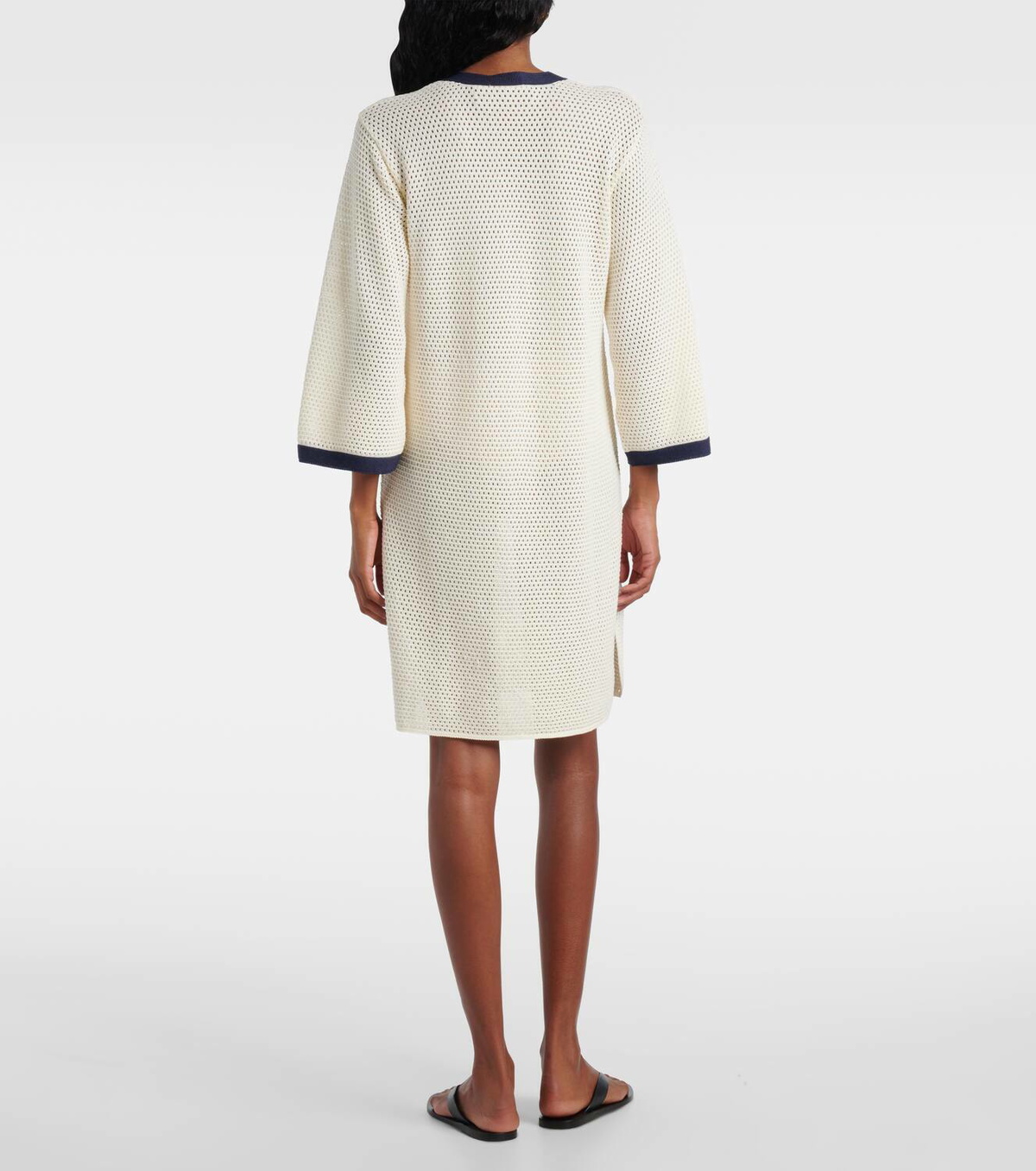 Eres Albatros knitted cotton-blend minidress
