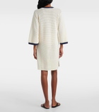 Eres Albatros knitted cotton-blend minidress
