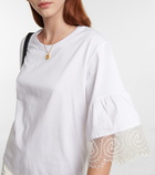 See By Chloe - Embroidered cotton T-shirt