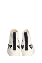 Comme des Garçons Play Chuck 70 Cdg High Sneakers In Beige Cotton