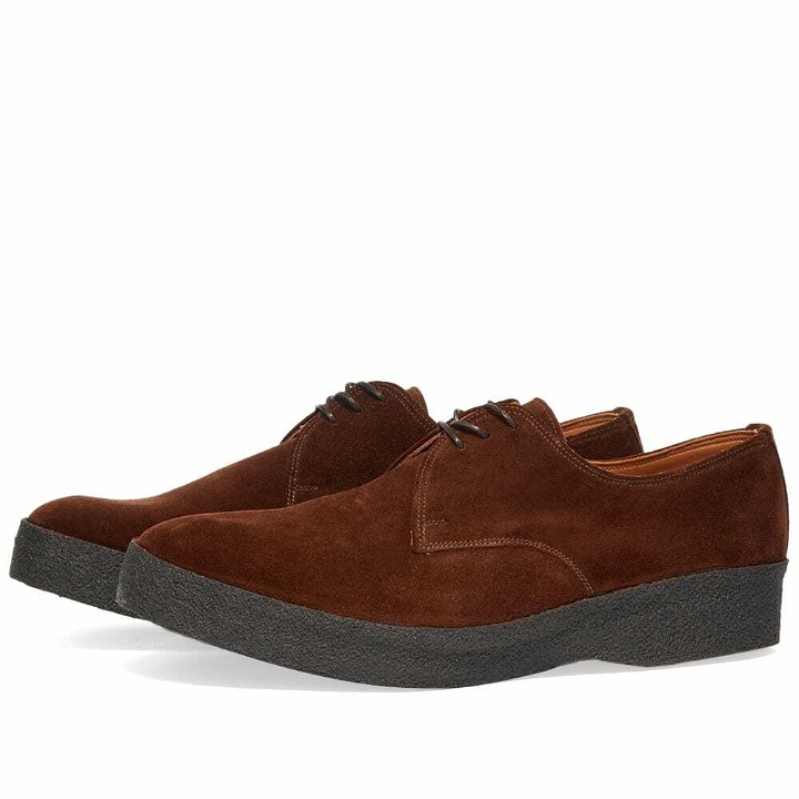 Photo: Sanders Men's Low Top Gibson in Polo Snuff Suede