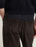 Maison Margiela - Straight-Leg Cotton-Corduroy Trousers - Brown