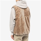 Manastash Men's Thermal Fleece Vest in Beige