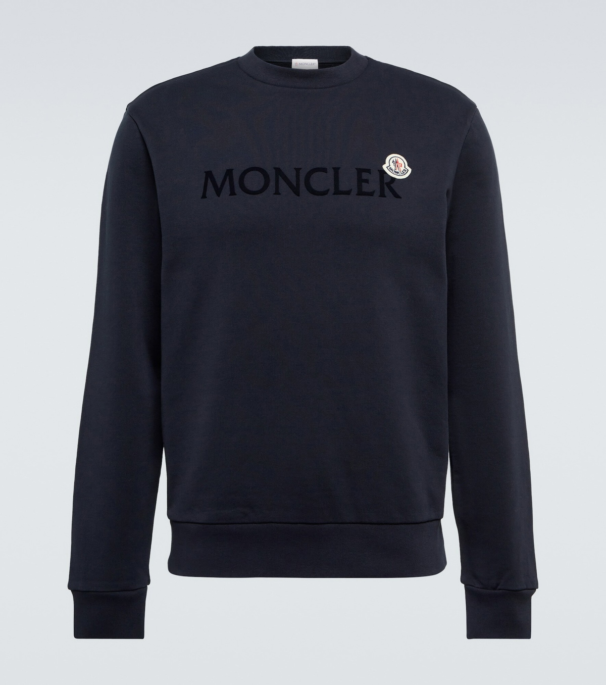 Moncler - Logo cotton jersey sweatshirt Moncler