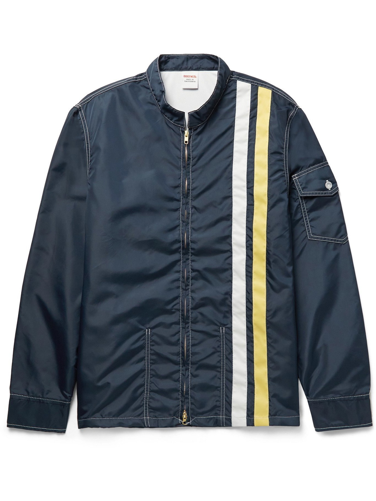 BIRDWELL - Le Mans Racing Striped SurfNyl Jacket - Blue Birdwell