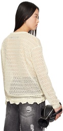 Andersson Bell Off-White Flower Garden Sweater