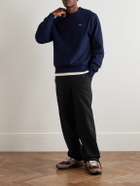 Noah - Fatigue Straight-Leg Cotton-Jersey Sweatpants - Black
