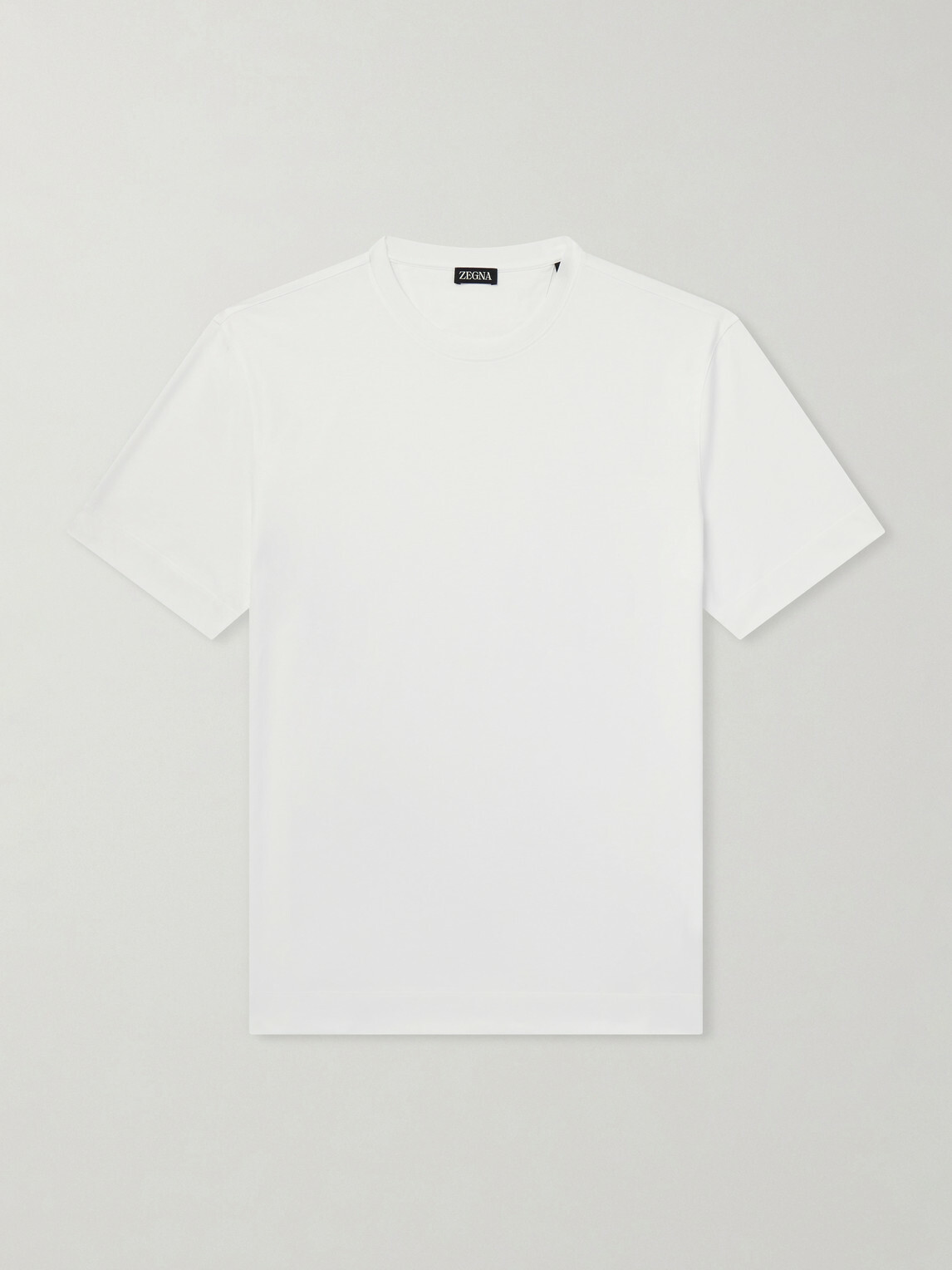 Zegna - Cotton-Jersey T-Shirt - White