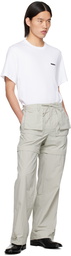 Helmut Lang Beige Convertible Cargo Pants