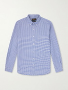Beams Plus - Button-Down Collar Checked Cotton Shirt - Blue