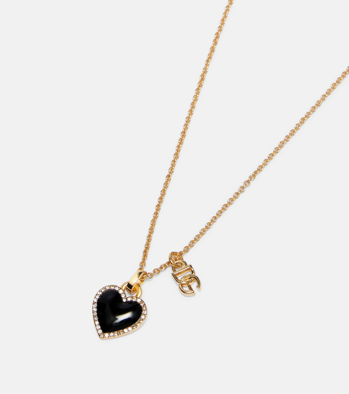 Dolce&Gabbana DG embellished pendant necklace