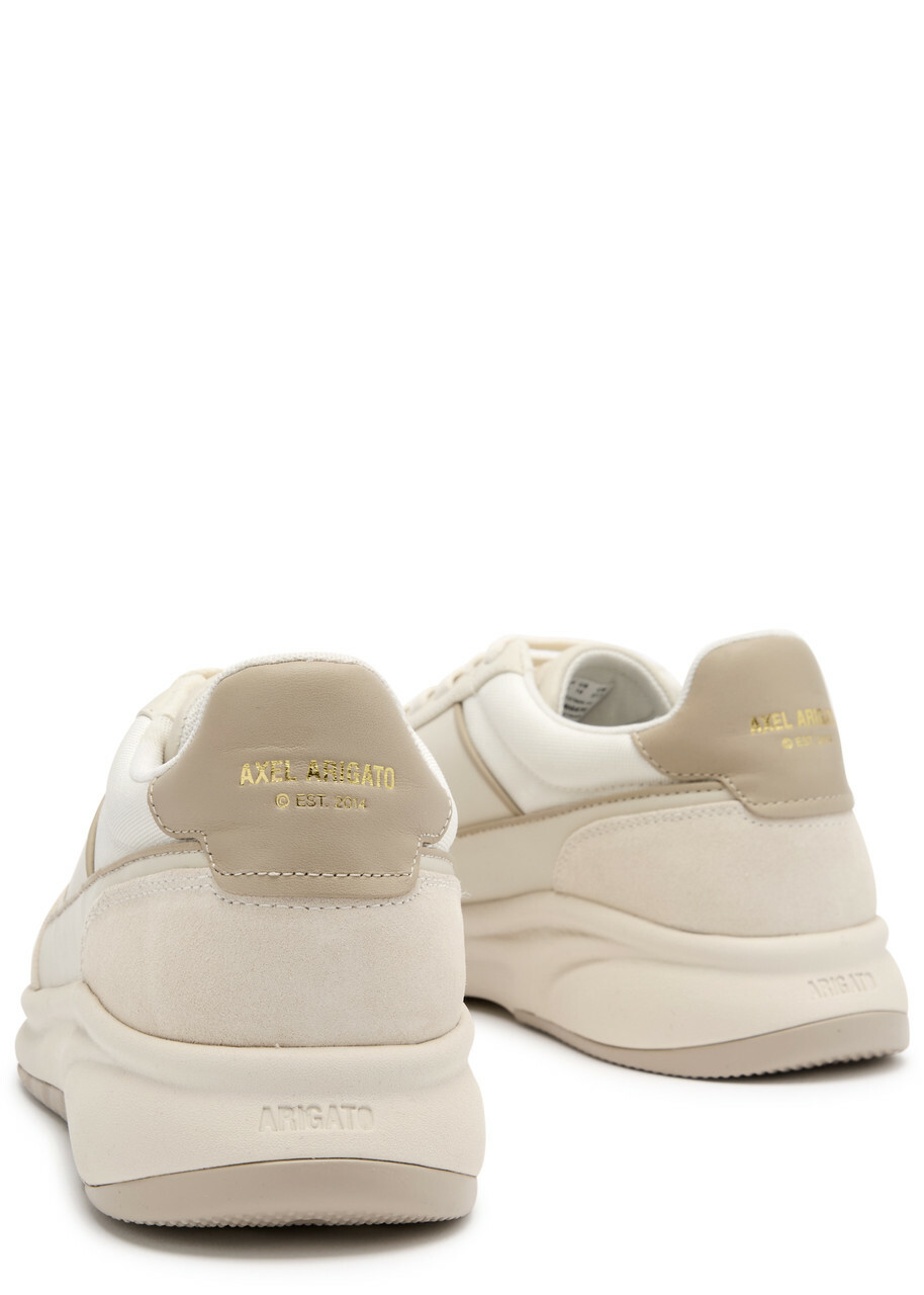 Axel Arigato Genesis Neo Runner Panelled Nylon Sneakers Ecru Axel