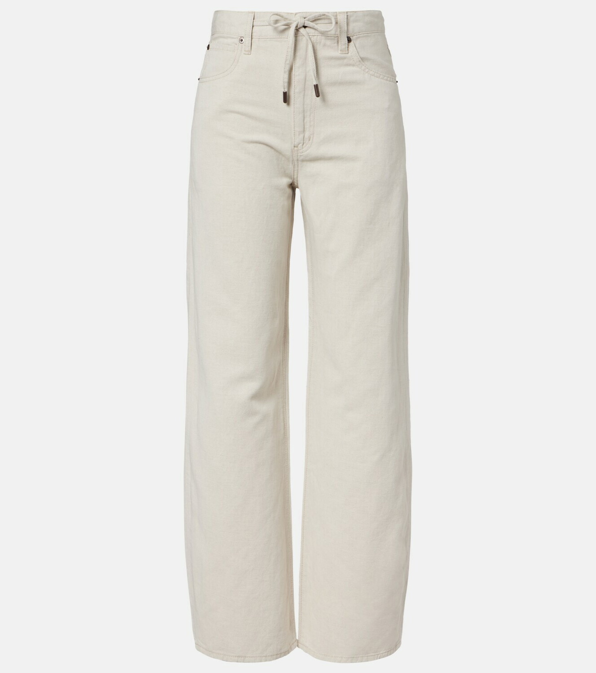 Frame Off Duty Drawstring wide-leg jeans