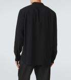 Rick Owens Island draped cady shirt