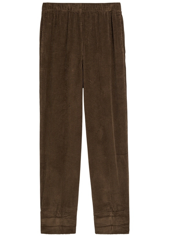 Photo: American Vintage Padow Straight-leg Corduroy Trousers Dark Brown
