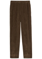American Vintage Padow Straight-leg Corduroy Trousers Dark Brown