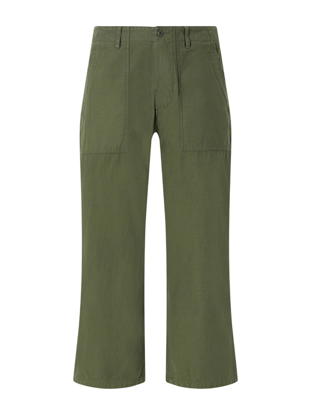 Photo: Beams Plus - Straight-Leg Cotton Trousers - Green