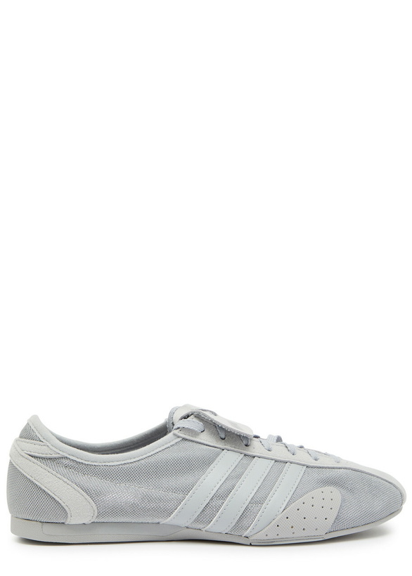 Photo: Adidas X Stella Mccartney Sportsmax 76 Metallic-weave Sneakers Grey