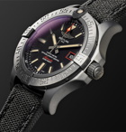 Breitling - Avenger Blackbird Automatic 44mm Titanium and Canvas Watch - Men - Black