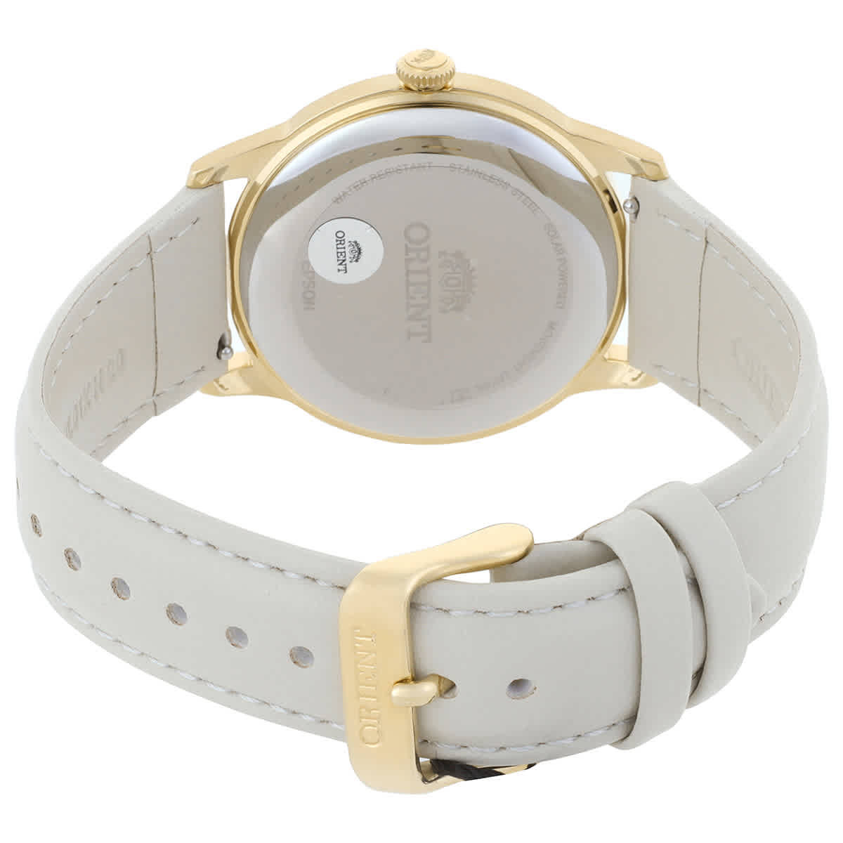 Orient Classic Solar-Powered White Dial Watch RA-WK0001S10B
