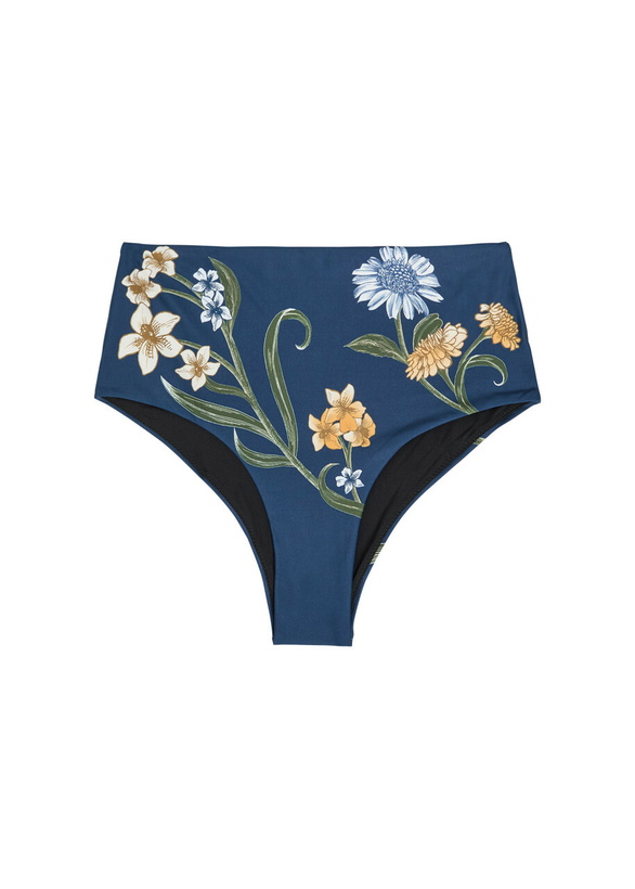Photo: Agua BY Agua Bendita Magenta Floral-print Bikini Briefs Multicoloured
