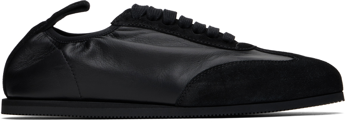Ann Demeulemeester Black Sami Low-Top Boxing Sneakers