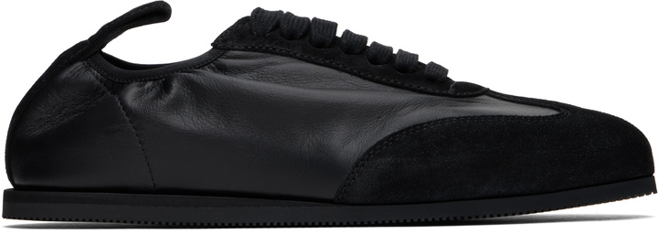 Photo: Ann Demeulemeester Black Sami Low-Top Boxing Sneakers