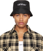 Off-White Black Embroidered Logo Bucket Hat