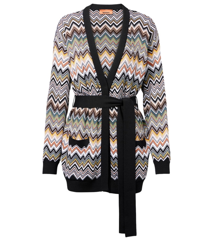 Photo: Missoni Zigzag belted cardigan