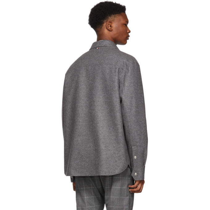 Moncler Grey Rigel Shirt Jacket Moncler