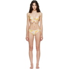 Chloé Multicolor Sunbleached Flower-Print Bikini Bottom