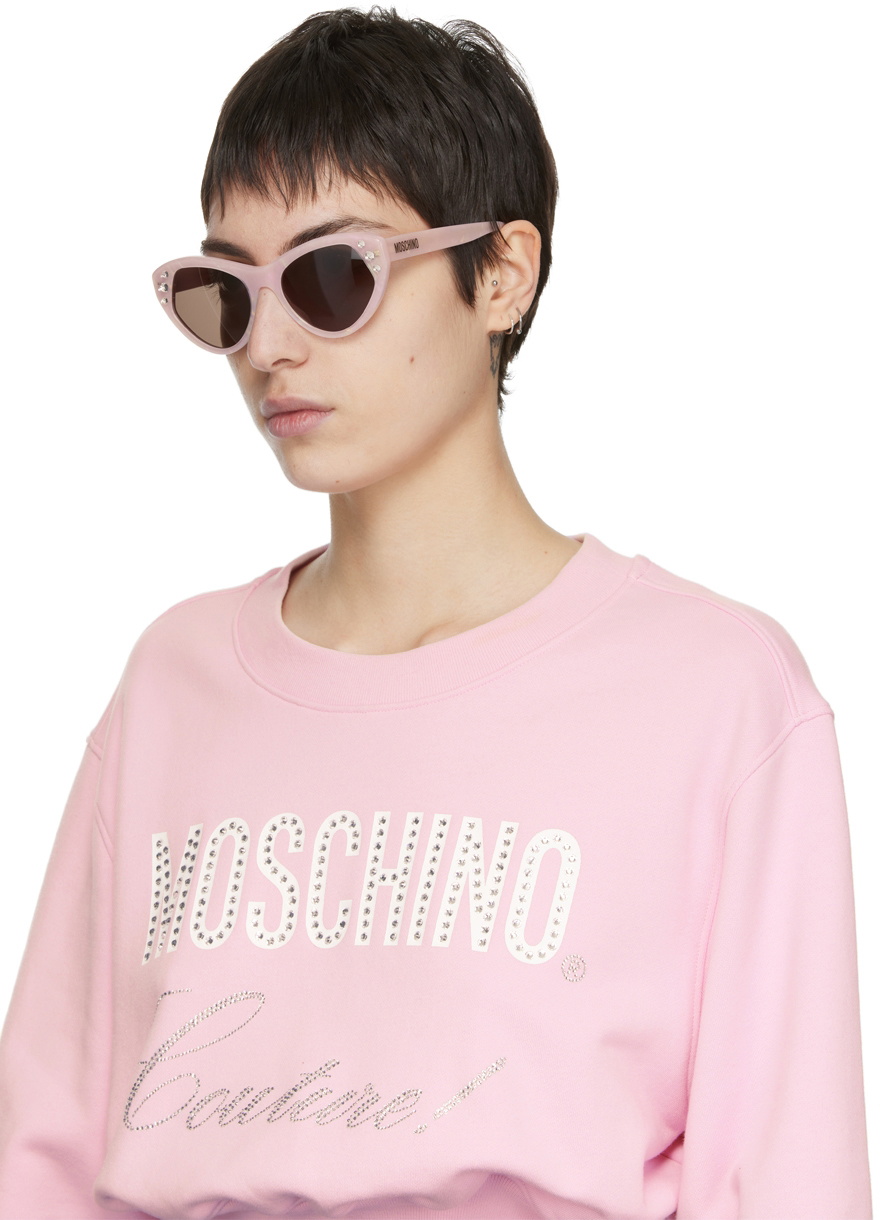 Moschino Pink Cat-Eye Sunglasses Moschino