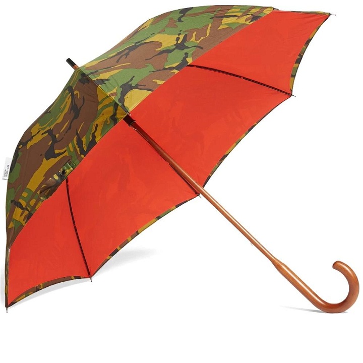 Photo: London Undercover Classic Umbrella Woodland Camo & Orange