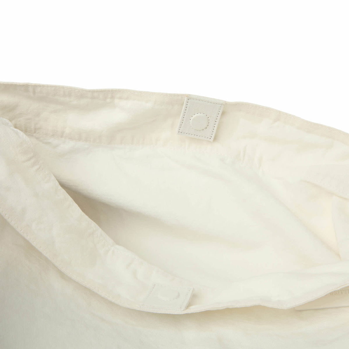 Nothing Written Women's Linen Cross Body Bag in White 
