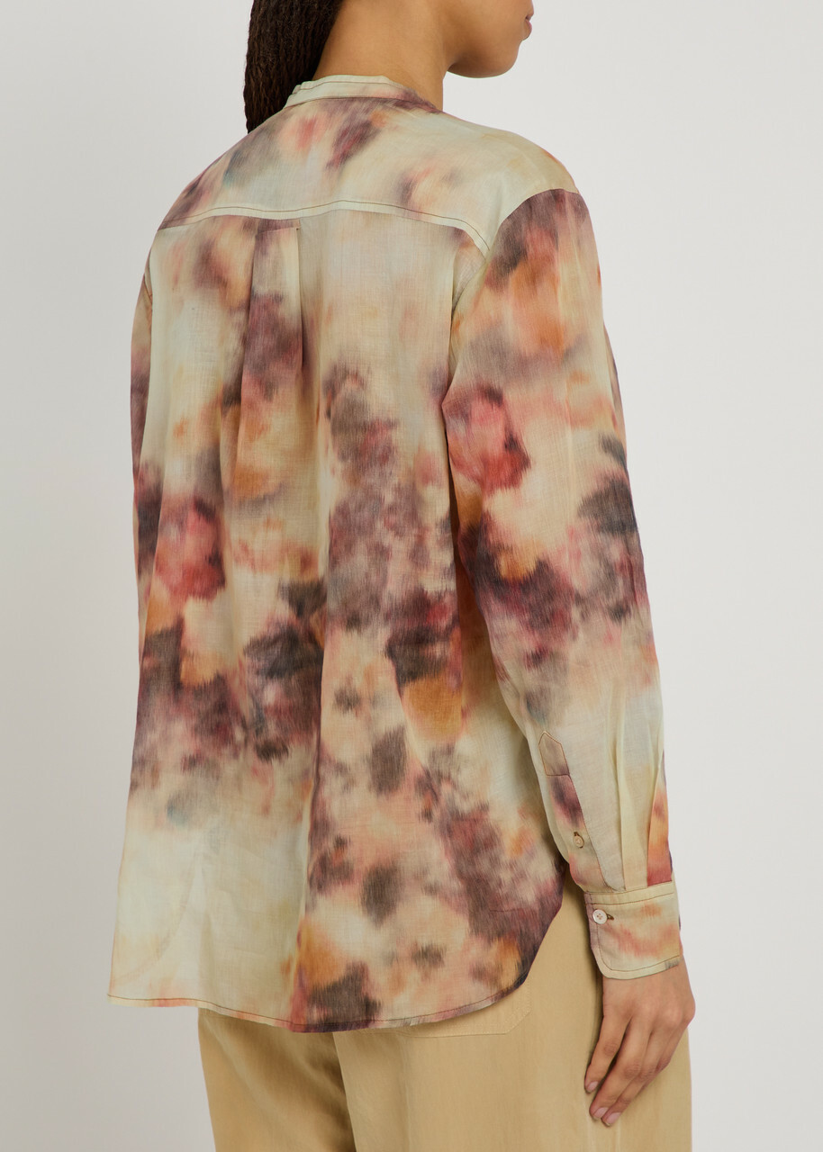 Isabel Marant étoile Mexika Printed Cotton Blouse Multicoloured
