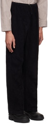 SC103 Black Corduroy Lounge Pants