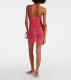Roberta Einer Natalie knitted cotton minidress