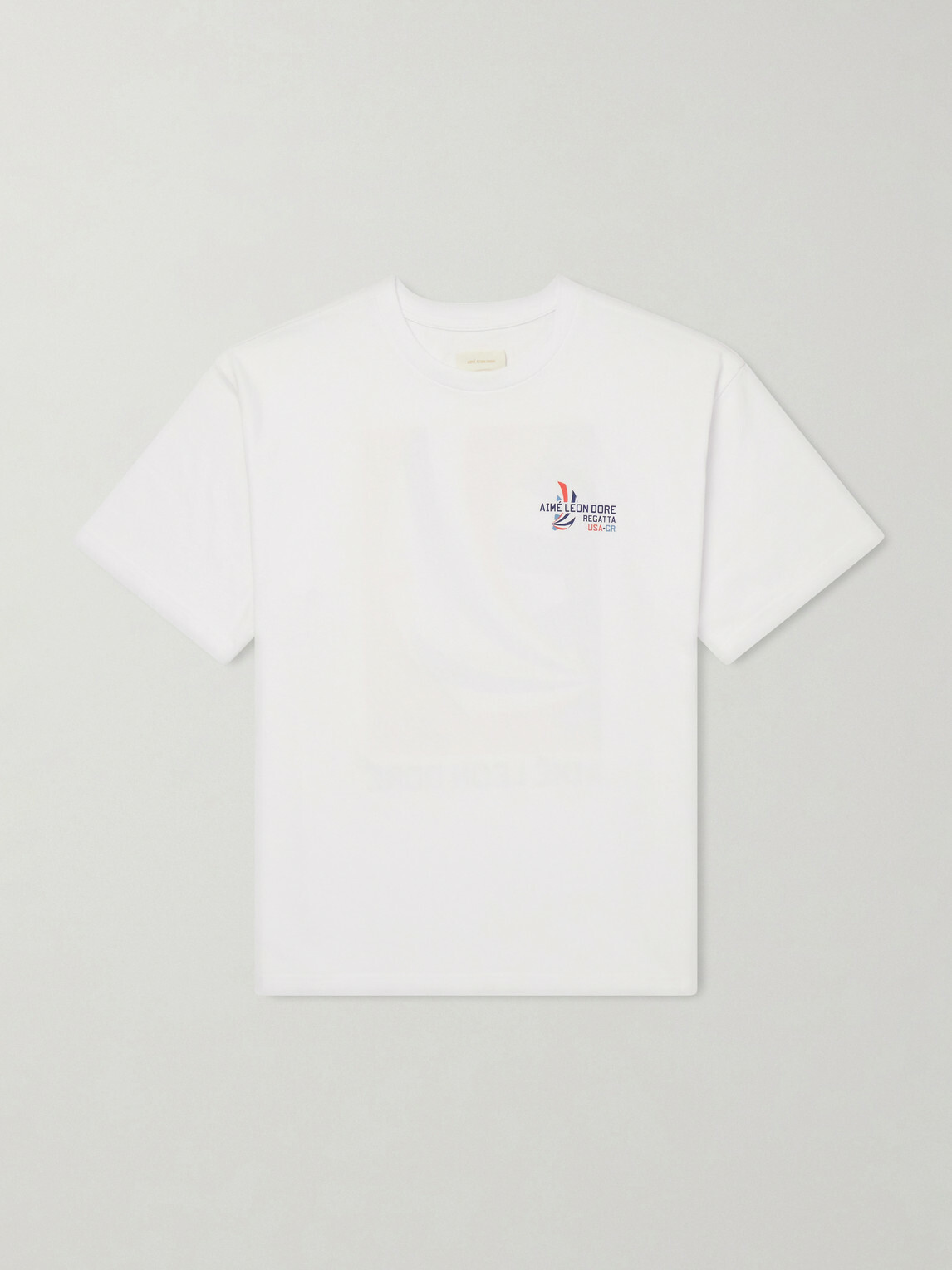 Aimé Leon Dore - Logo-Print Cotton-Jersey T-Shirt - White