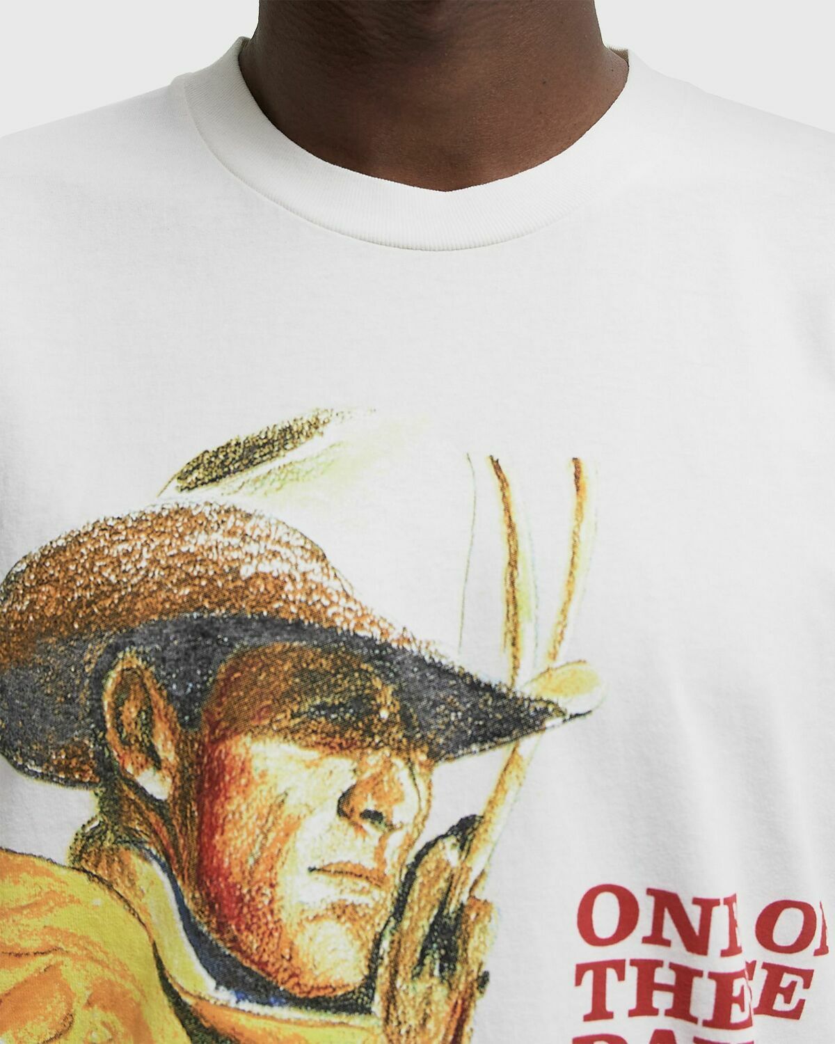 One of these Days TOMORROW NEVER KNOWS TSHIRT White Mens Shortsleefe