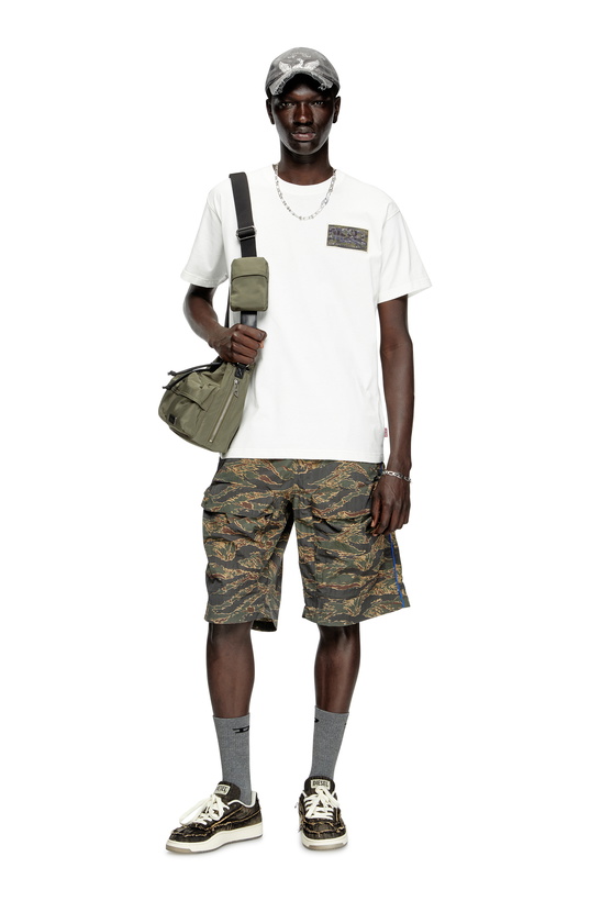 Photo: Diesel Multi-Pkts-Multipocket bucket bag in utilitarian shell - Shoulder Bags - Unisex - To Be Defined