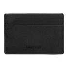 Lanvin Black Pebbled Card Holder