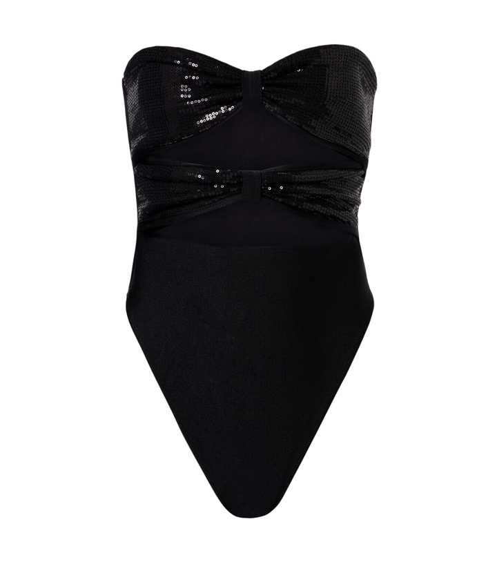 Photo: Adriana Degreas Cutout sequined swimsuit