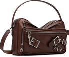 Acne Studios Brown Camero Camera Buckles Bag