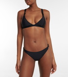 Stella McCartney - Falabella chain-strap triangle bikini top