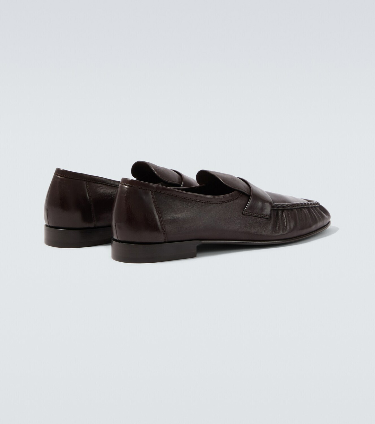 The Row Soft leather loafers