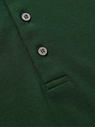 Canali - Cotton-Piqué Polo Shirt - Green