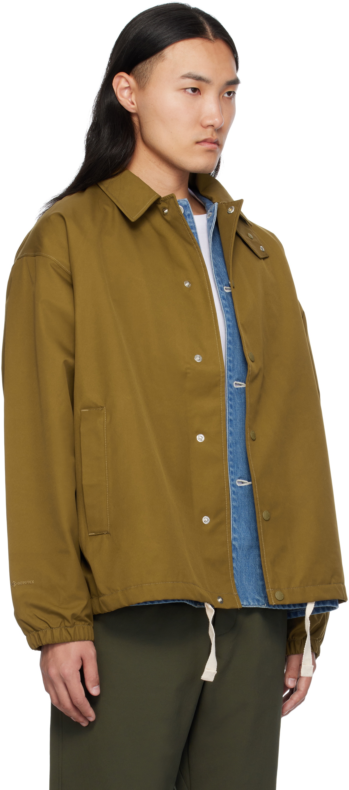 nanamica Brown 2L GORE-TEX Coach Jacket Nanamica