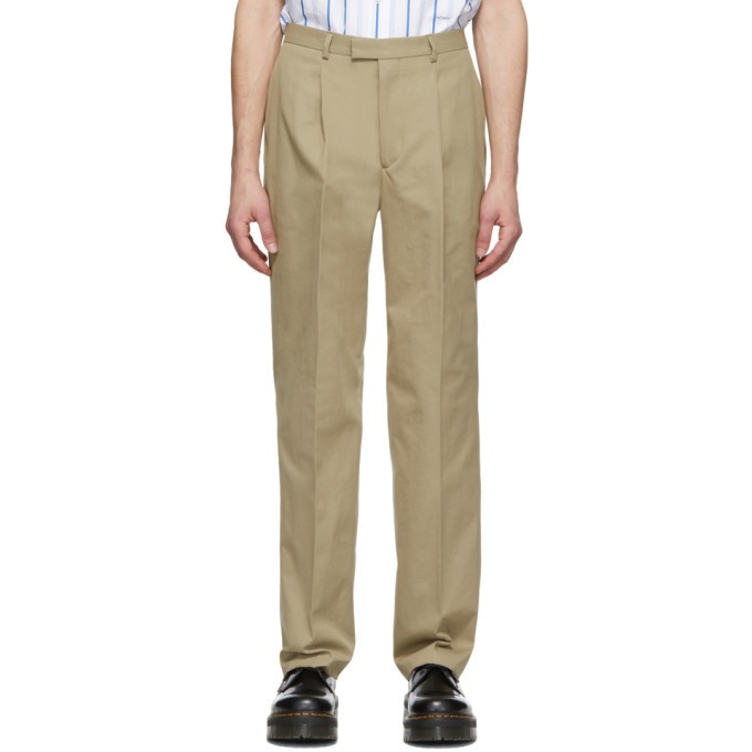 Photo: Noah NYC Tan Cotton Suit Trousers