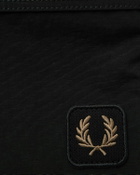 Fred Perry NYLON BADGE SMALL SIDEBAG Black Mens Messenger & Crossbody Bag