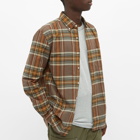 Beams Plus Button Down Shaggy Check Oxford Shirt